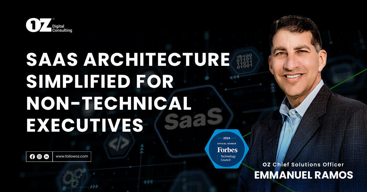 GoFollowOz's tweet photo. Systems and infrastructure modernization raise concerns about software, updates, and security—but what if it were easy?

OZ Chief Solutions Officer and Forbes Technology Council member Emmanuel Ramos says that with SaaS, it is—in this latest feature! 

🔗 https://t.co/HfcPicEZXH https://t.co/orl64p1aHt