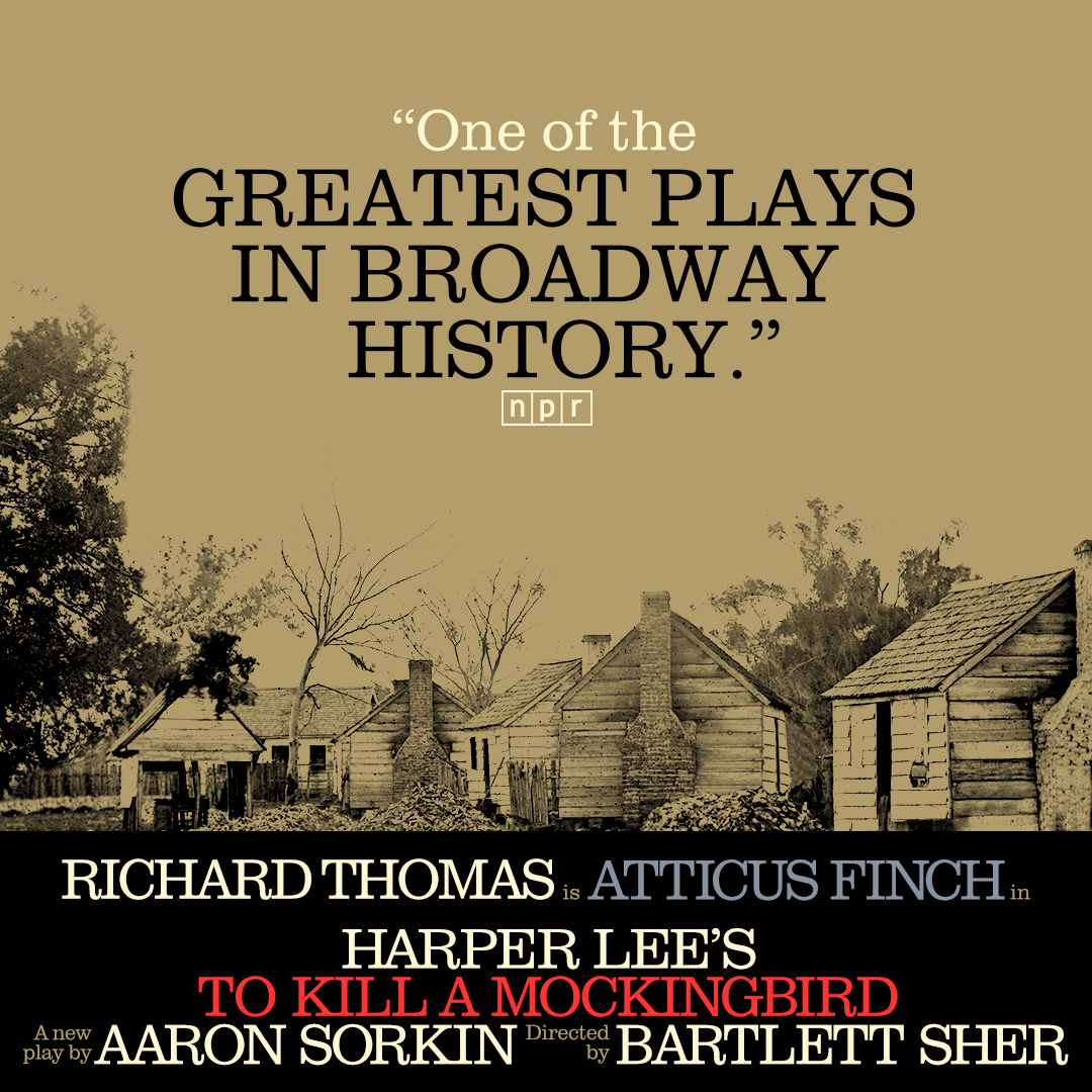 This summer “one of the greatest plays in Broadway history' (NPR) opens at the Bank of America Performing Arts Center. Harper Lee's @mockingbirdbway takes to the stage in a dynamic adaptation from Aaron Sorkin starting June 25. ow.ly/a7Cz50Qw8e0