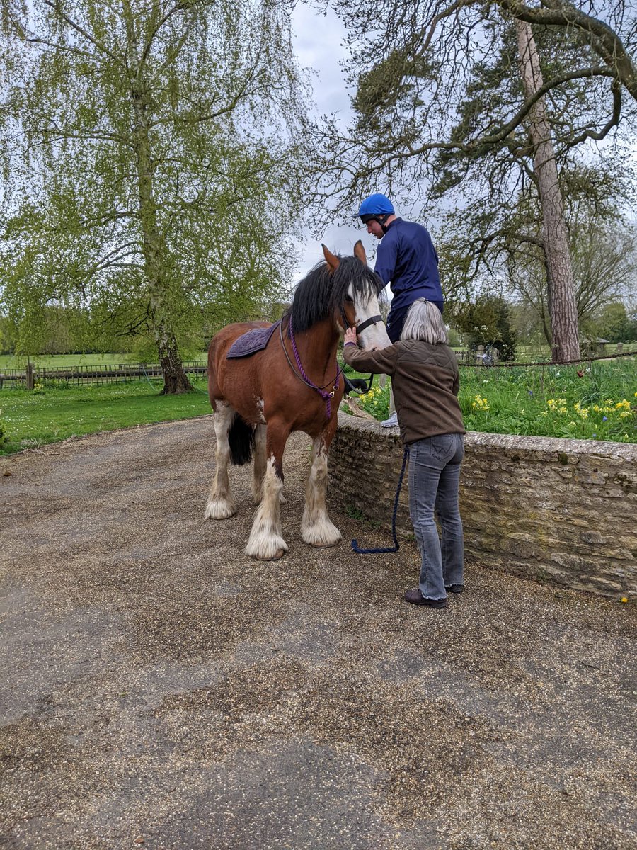 RhysB_NTFC's tweet photo. Really enjoyed this mornings visit to @newleaflinfo 🍃 on behalf of @NTFC_CT. Myself and Lorna enjoyed the visit with a tour of the grounds, getting to understand the support they offer and even overcame my fear of Horses with a short lesson on Pegley 🐴 https://t.co/ntZqqV8NoA