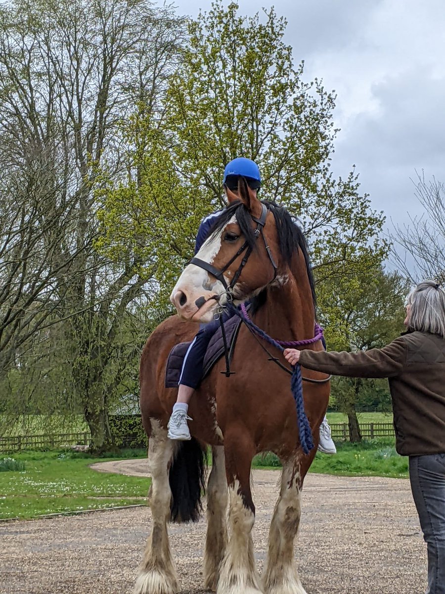 RhysB_NTFC's tweet photo. Really enjoyed this mornings visit to @newleaflinfo 🍃 on behalf of @NTFC_CT. Myself and Lorna enjoyed the visit with a tour of the grounds, getting to understand the support they offer and even overcame my fear of Horses with a short lesson on Pegley 🐴 https://t.co/ntZqqV8NoA