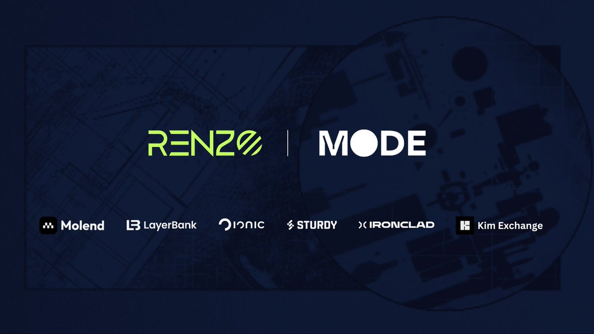 RenzoProtocol's tweet image. +$140m TVL is just the tip of the iceberg, the next 14 days we&apos;re going full turbo on @modenetwork

Natively Restake ETH on Mode &amp;amp; receive:
1️⃣ 100 Mode Points
2️⃣ 100 ezPoints
3️⃣ 2x Mode Points on $ezETH held in wallet
 + Bridge $ezETH to Mode for 100 Mode Points!

Peak Rewards ⤵️