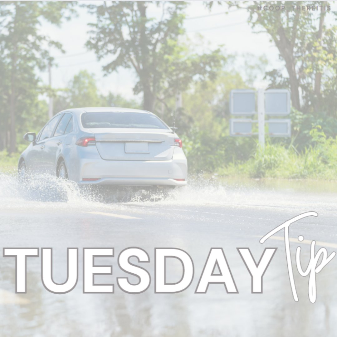 Spring showers bring May flowers...and wet roads! Always slow down, keep distance, and stay alert when driving in rain 🌦️🚗

#TuesdayTip #Spring #Rain #COOP_ThereItIs #PeopleOpsATT #LifeAtATT