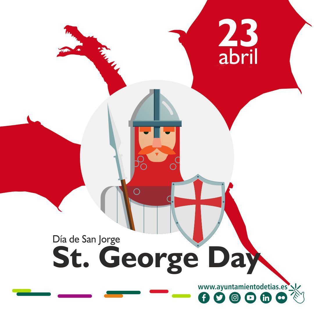 🌹 ¡Feliz San Jorge 2024!

🏴 Hoy es un día especial para la comunidad británica, que celebra #StGeorgesDay la festividad del santo patrón de Inglaterra

#TurismoPDC #Lanzarote #PuertoDelCarmen #SanJorge #Inglaterra