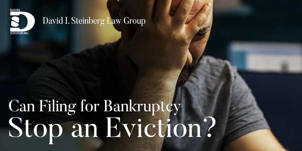 dsteinlaw's tweet image. Filing for #bankruptcy can stall an #eviction, but not necessarily stop it. Find out what your options are: bit.ly/4aatKBM 
#Chapter7Bankruptcy #Chapter13Bankruptcy #Chapter11Bankruptcy #debt #landlord #PastRent #bankruptcyLawyer #BankruptcyLaw #BankruptcyMaryland
