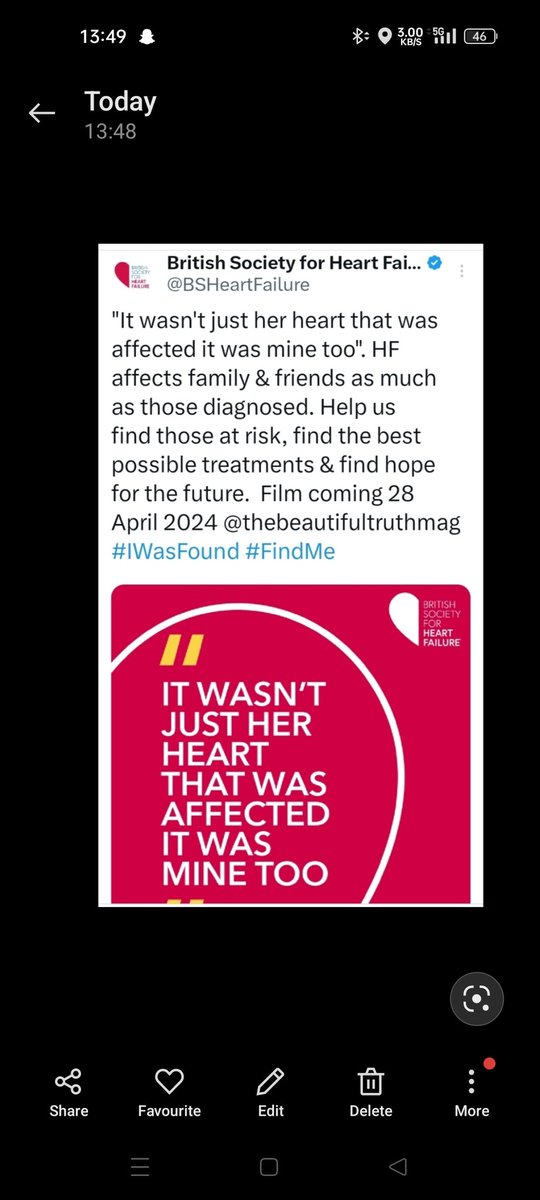 Two members of our group are in this film. Raising the awareness of Heart Failure. Watch this space for the release #HeartFailure #FindMe @WasFound @BSHeartFailure @NIHFNurses @niahealth @nichstweet @TheBHF @GlobalHeartHub @healthdpt