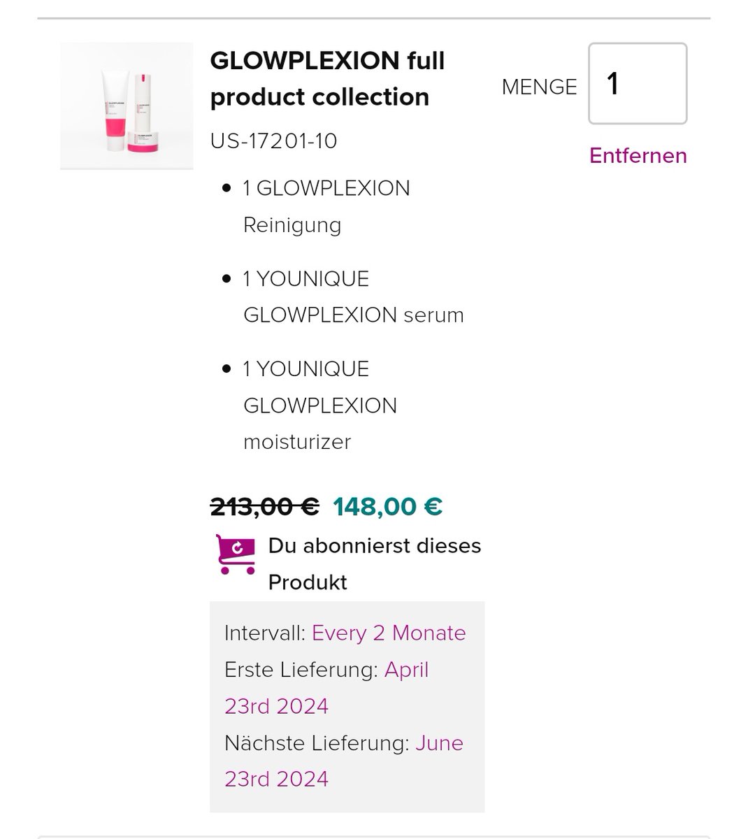 KochSabrina3's tweet photo. Du kannst dir deine Hautpflegeprodukte direkt nach Hause liefern lassen🌸🌸 du hast ein ersparnis von 65€🌸🌸 jeden Monat oder jeden 2.Monat, kommt dein Paket automatisch zu dir nach Hause (kannst du selbst bestimmen) 
#fypシ #beauty  #makeup #selflove #fyp #pflege #kosmetik https://t.co/VlIdTNiWcj