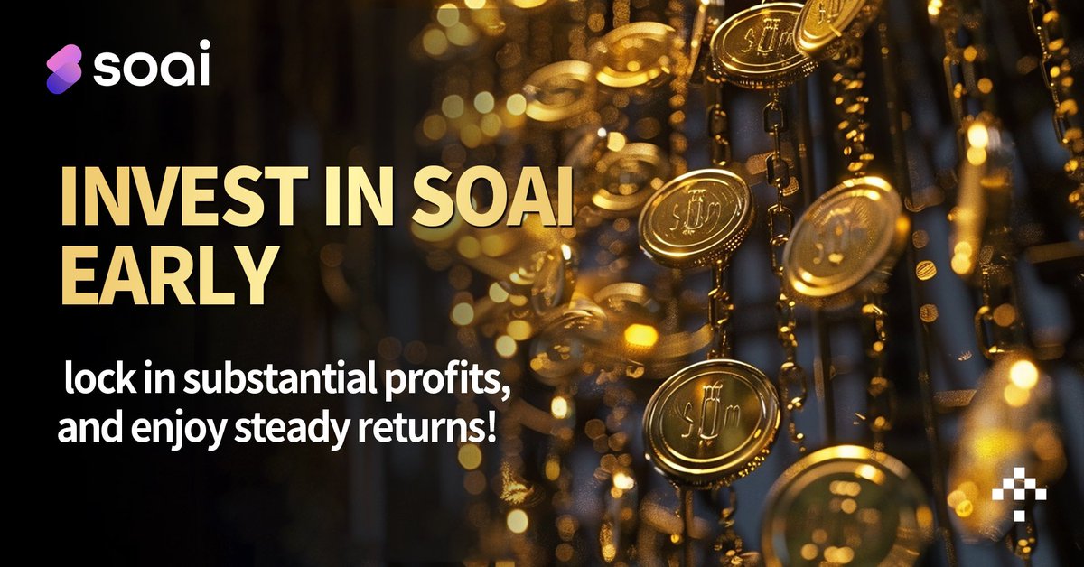 #SOAIProfitLock# Have you heard? Buying SOAI tokens in advance means locking in future profits! Exclusive offers, privileges, and community activities are waiting for you to enjoy. Hold with confidence, long-term appreciation is not a dream! Make your investment more stable and…