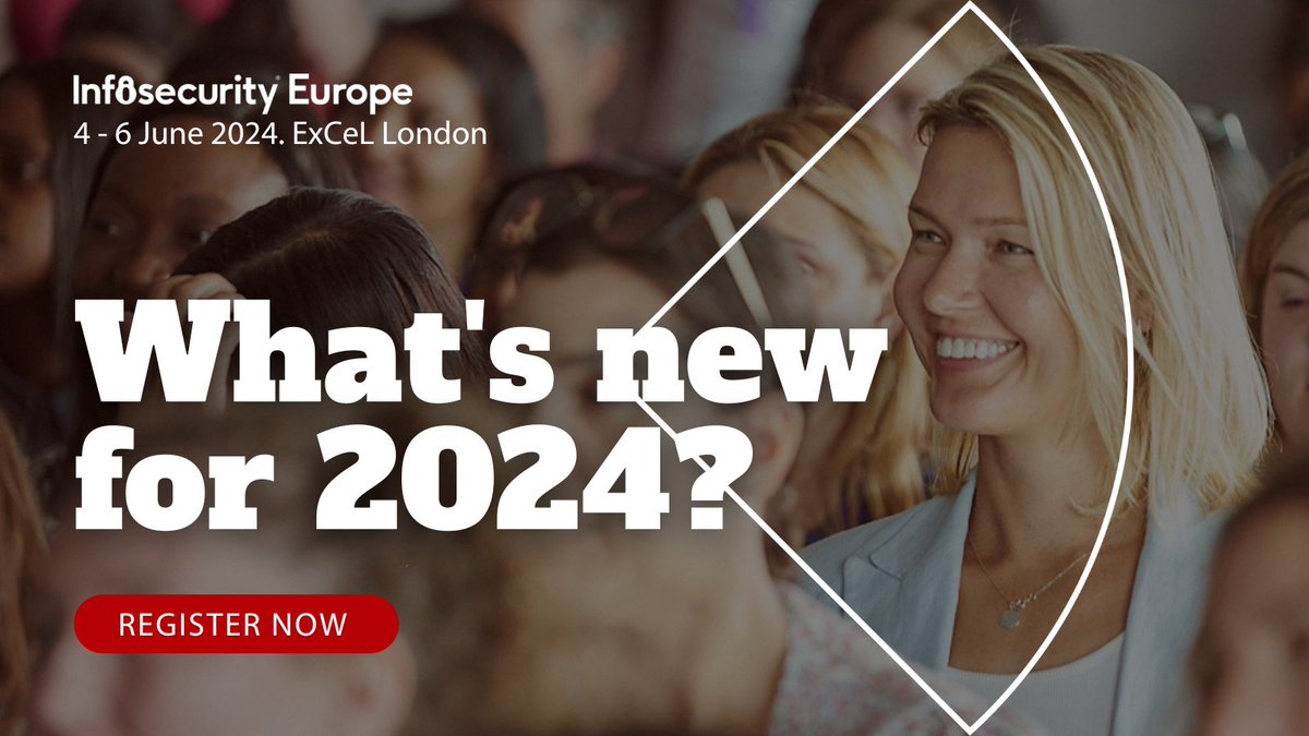 Exciting updates at #InfosecurityEurope 2024! 

Don't miss...

✔️ Women in Cybersecurity on the Keynote Stage

✔️ Tomorrow’s Topics tackling D&amp;I + professional development

✔️ New spacious registration area

Register now for Europe’s top #cyberevent bit.ly/3OUutyN
