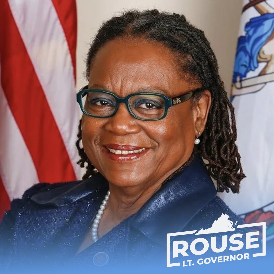 Since I first decided to run for the Virginia Senate, our Senate Democratic Caucus Chair, Mamie Locke has had my back. She is a relentless champion for the issues that matter to Virginians, and I am excited that she is endorsing our campaign for Lt. Governor. @SenatorLocke
