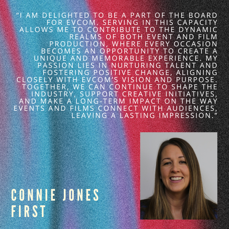 'My passion lies in nurturing talent and fostering positive change, aligning closely with EVCOM’s vision and purpose,' says our newest Board Member Connie Jones (FIRST) Meet our board members here: evcom.org.uk/about/meet-the… #evcomboard #eventsindustry #filmindustry