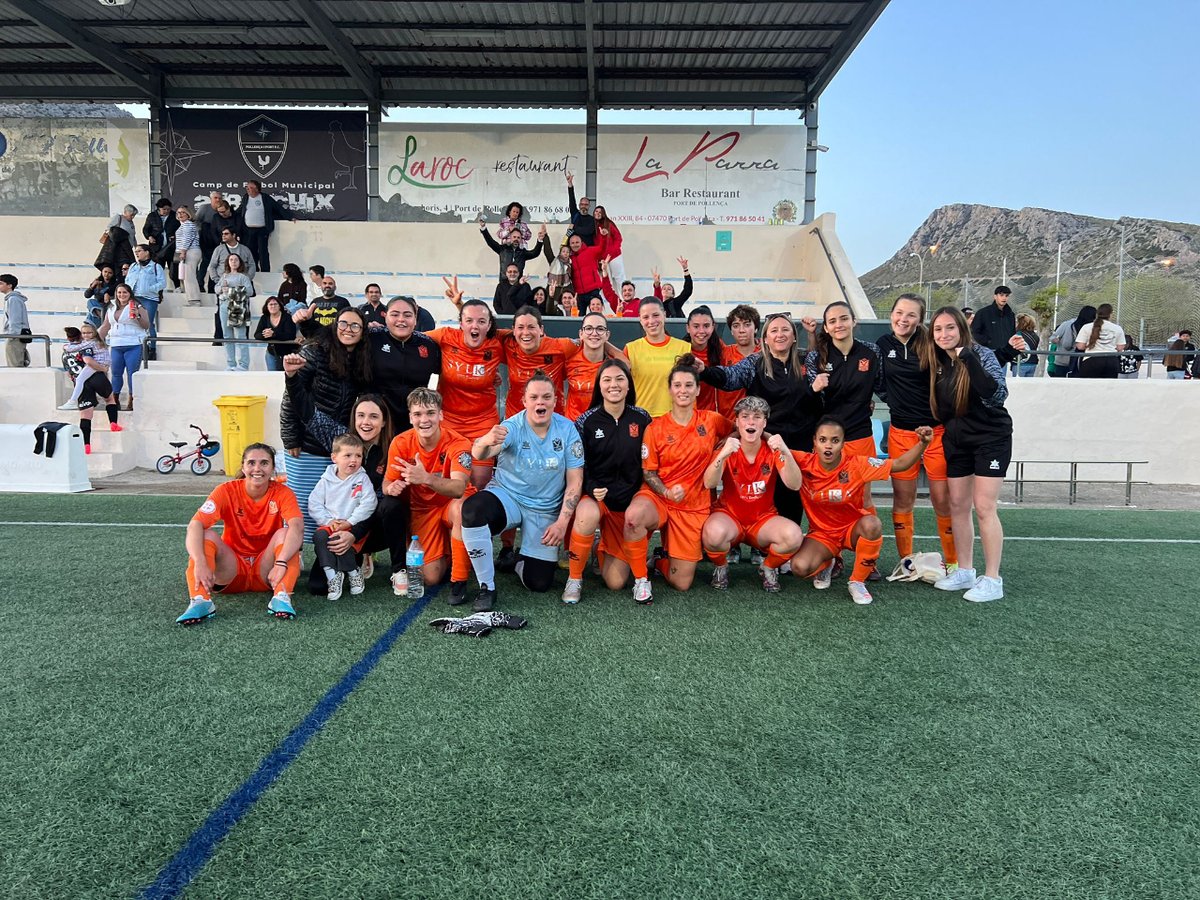 Pollença i Port 1-1 Femenino Regional El Femenino Regional consigue una gran empate en casa del segundo que nos mantiene en lo más alto.  💪🏻🧡