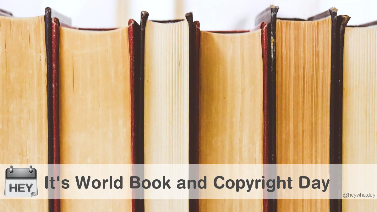 It's World Book and Copyright Day! 
#WorldBookDay #WorldBookAndCopyrightDay #WorldBookDay2024
