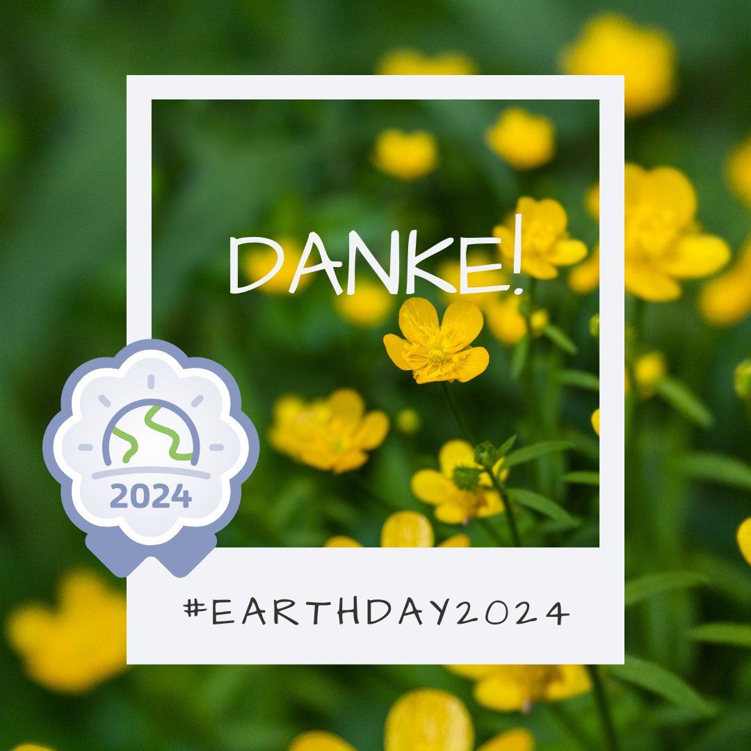 Wir danken allen, die gestern mit #FloraIncognita 5 EARTH-Pflanzen gesammelt haben! Natürlich gilt der Dank auch denen, die es versucht haben, aber nicht alle zusammentragen konnten. Insgesamt wurde das Abzeichen 1050 mal aktiviert! #Danke #EarthDay2024