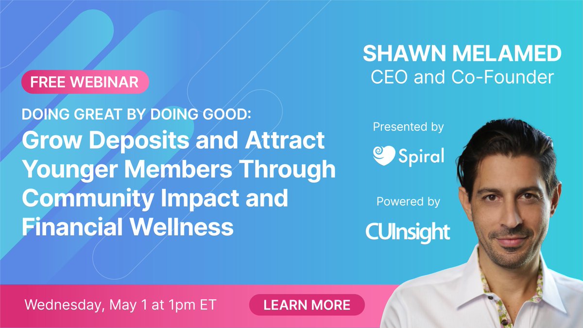 Boost digital engagement and grow deposits. Join us for a free webinar designed to help credit unions attract the next generation of members through community impact and financial wellness. Learn more: hubs.li/Q02tH-Nd0
