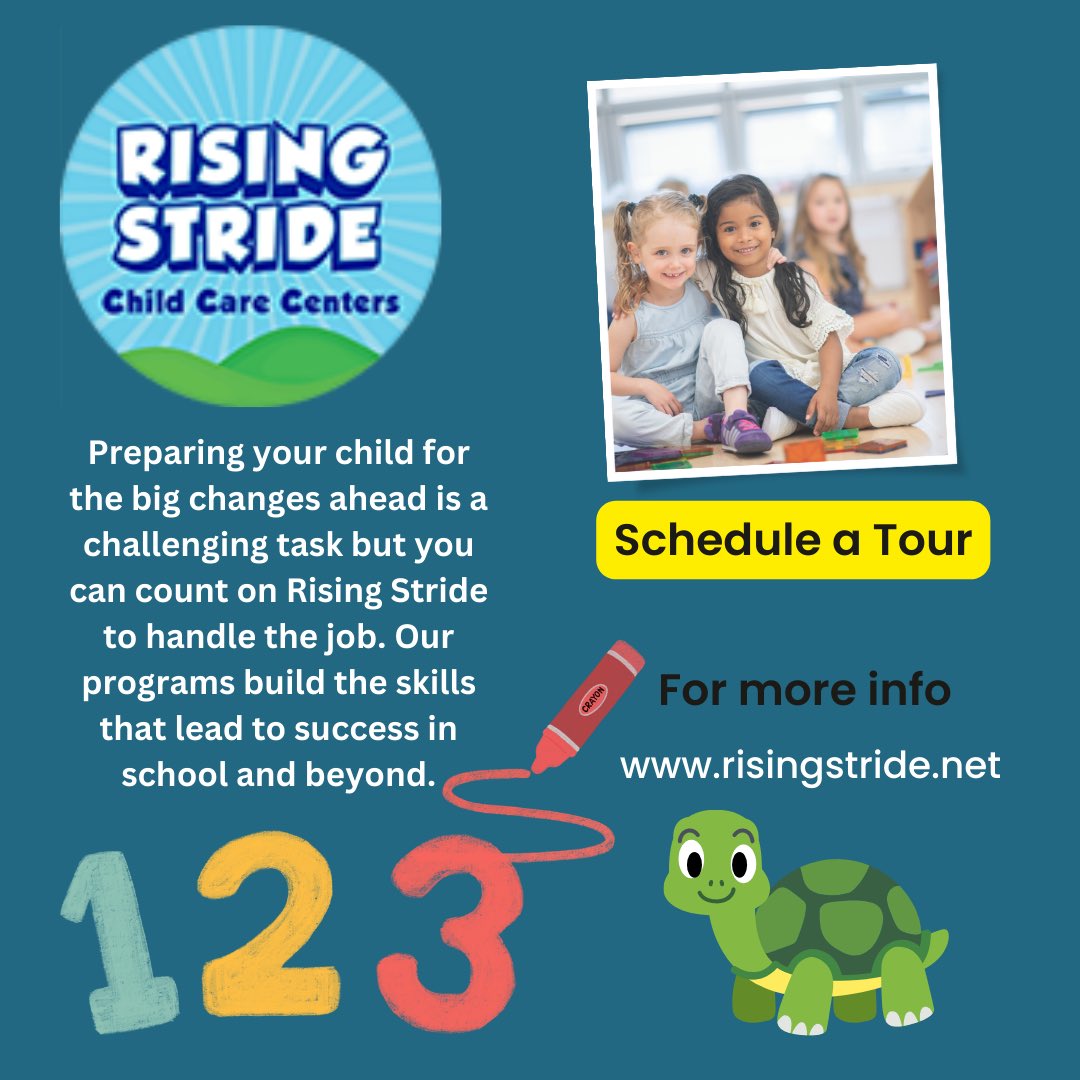 At Rising Stride we Protect, Educate, and Inspire our children to become confident, curious lifelong learners.  risingstride.net #childcare #childcarecenter #preschool #learning #learnandgrow #delcopa