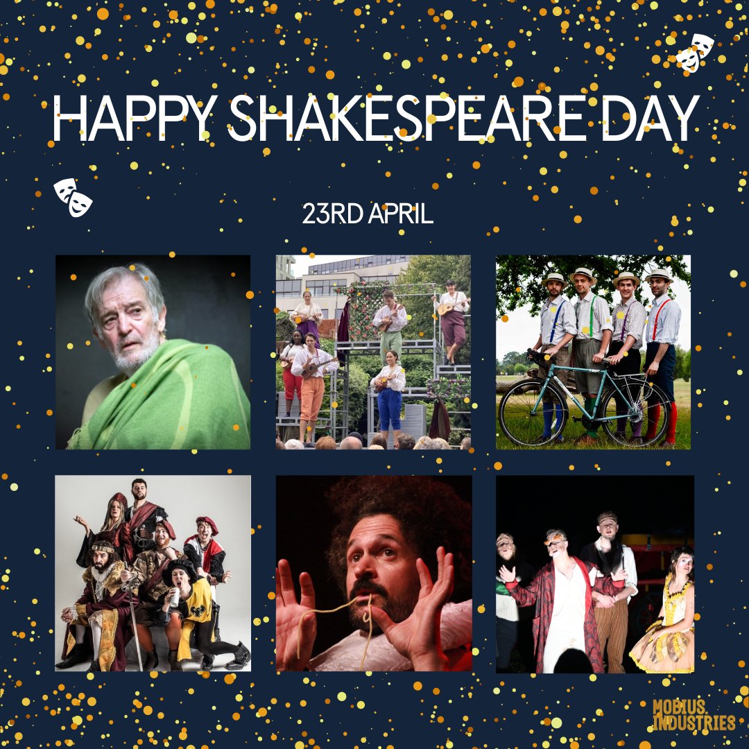 Happy Shakespeare Day from Mobius! 🎭