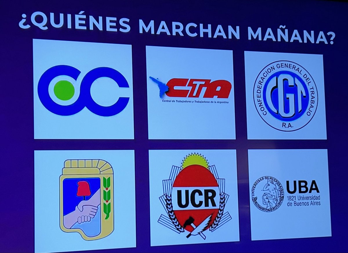 Amigue,date cuenta... Te cooptaron la marcha: Los socios de Irán. Los amigos del chavismo. Los cómplices de Hamas. Los que cerraron las escuelas y universidades por decreto. Los que se enriquecieron a costa de la pobreza. Los que hipotecaron YPF. Los sindicalistas millonarios de…