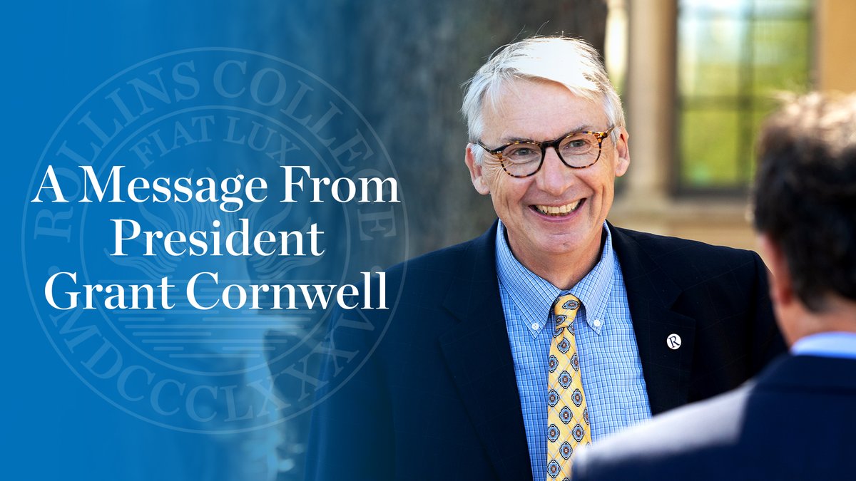 After 10 years of exemplary leadership and dedicated service, Rollins College President Grant Cornwell has announced that he will retire in June 2025. 
  
Learn more about President Cornwell’s tenure and the forthcoming search for Rollins’ 16th president: rollins.college/4bj9k1h