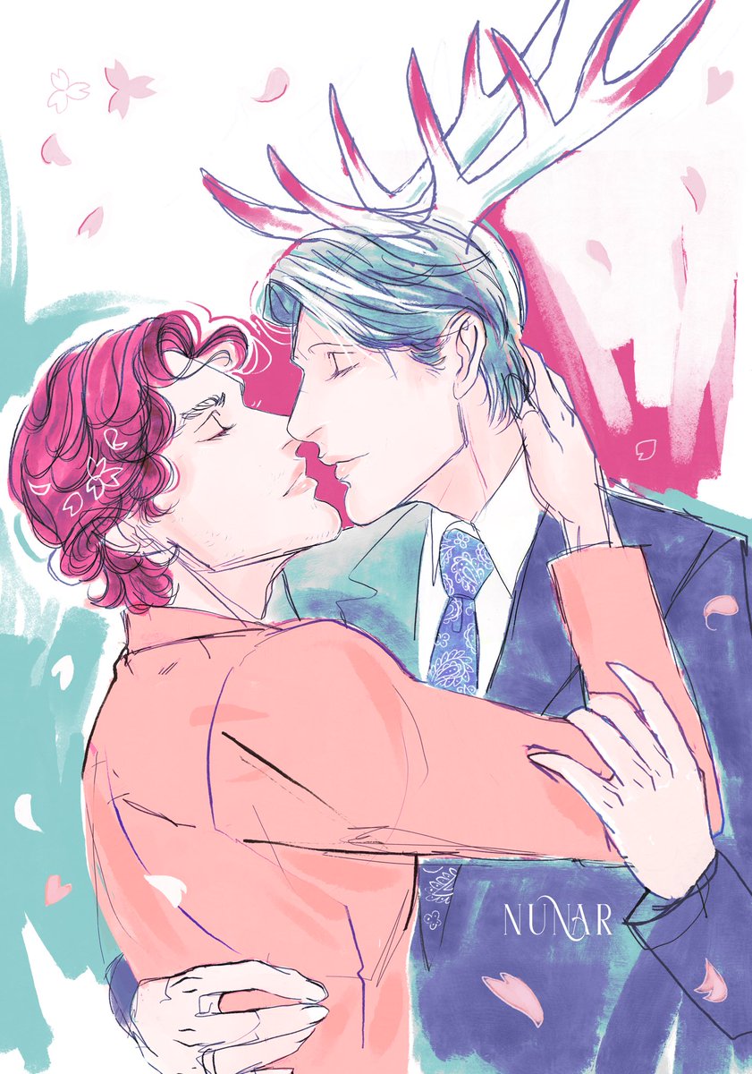 Reunion 🦌🦌🌸🩸💕 #Hannigram