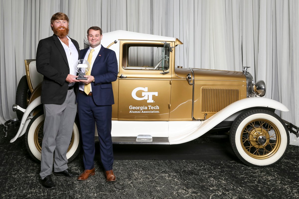 One of our favorite events of the year: Gathering to celebrate our Alumni Awards and Hall of Fame Induction Ceremony. Among the highlights: Dean’s Impact Award for @FIXD_app & Dean’s Appreciation Award for the Clark Foundation. See all the winners: b.gatech.edu/4ba41tR