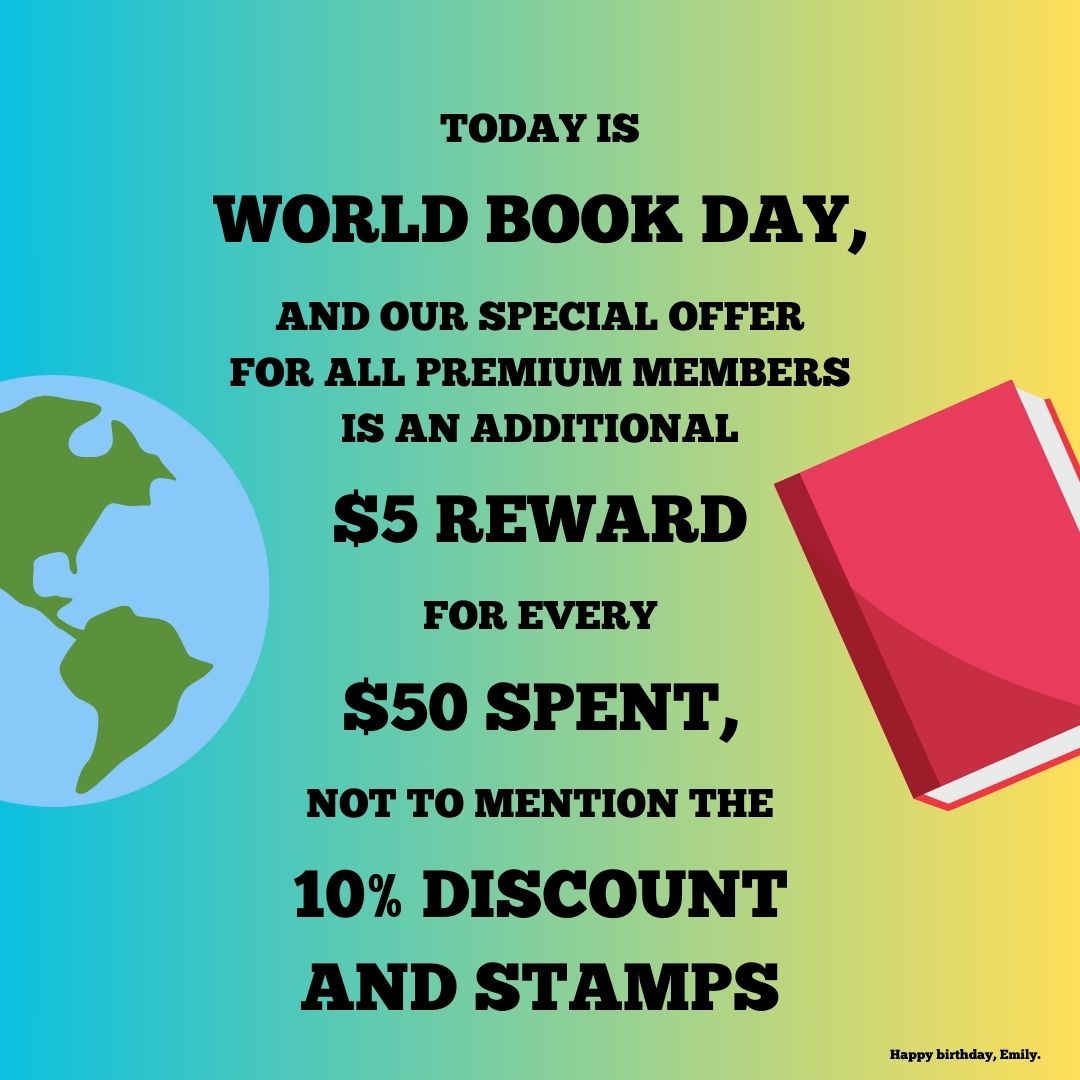 #barnesandnoble #book #worldbookday #premiummember #offer #reward #bnoakparkmall