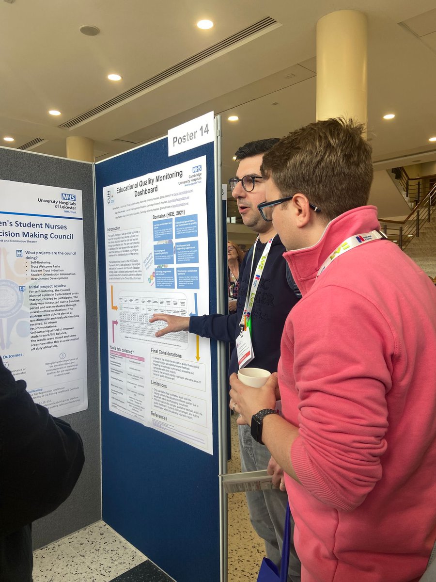 And lastly Hugo and Dan presenting the Quality Monitoring Dashboard. Demonstrating how we showcase & present quality from all of our work streams (pre-registration, apprenticeships, overseas/international nursing, post registration, HCSW, and inductions)

#RCNED24 @garyjparlett