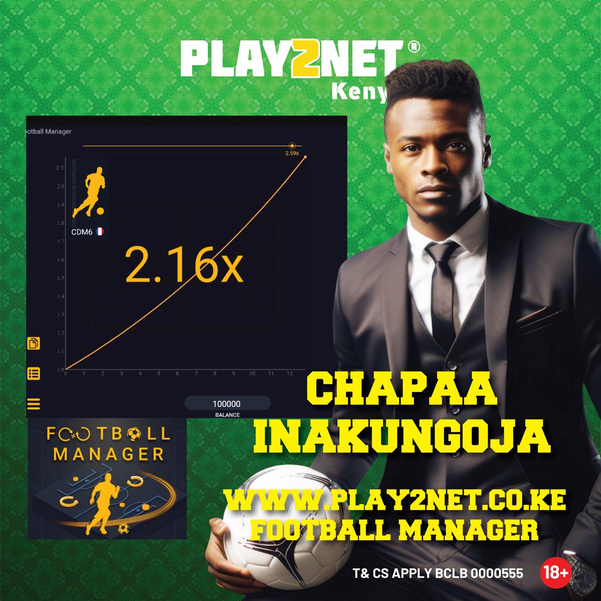 play2netkenya's tweet photo. Cheza Aviator, Asteroid, Football Manager, Long Ball. Stand a chance to win up to 20,000x of your stake.
#BetNaPlay2Net 
| #BigWinners #DailyPrizes #aviator #casino  #sportsbetting  #games #onlinecasino |  #Chelsea #ARSENAL #ARSCHEL S and F D and G | https://t.co/IAfnHcunBz