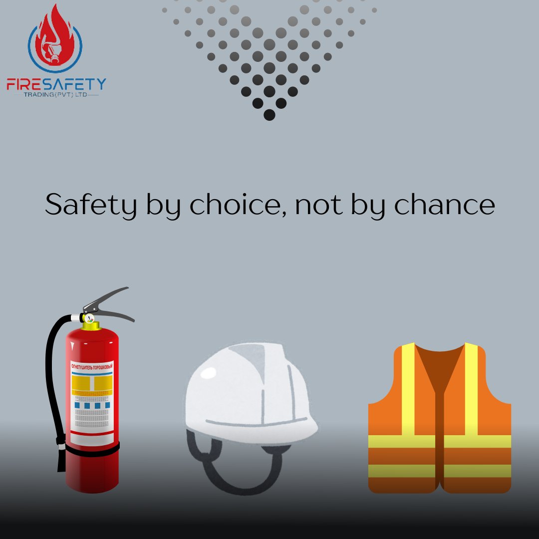 Safety by choice, not by chance.
You want Safety Equipment, visit firesafetytrading.com.pk/fire-safety-eq…
E-mail: sales@firesafetytrading.com.pk
Contact: 03154233313

#safety #safetyfirst #safetytips #safetytraining #safetymanagement #safetymask #safetyawareness