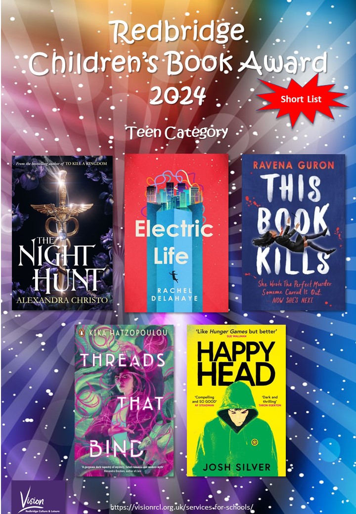 We are very excited to announce the 2024 shortlists for the Redbridge Children's Book Award - Teen Category. Huge congratulations to the authors @alliechristo @RachelDelahaye @RavenaGuron @kikahatzopoulou @eyejosh
