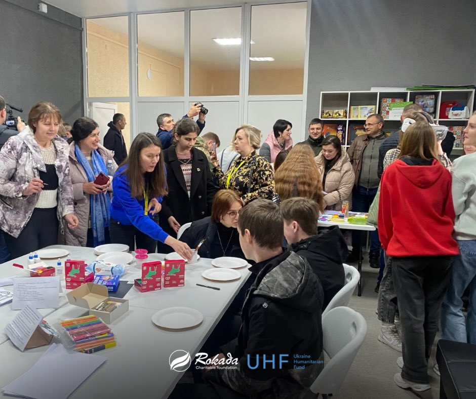 📍 @ROKADA_CF with the financial support @OCHA_Ukraine opened a hub for youth in #Sumy region The spacious center has modern equipment, board games and everything necessary for development, study and work☺️ #Rokada #RokadaUA #Рокада