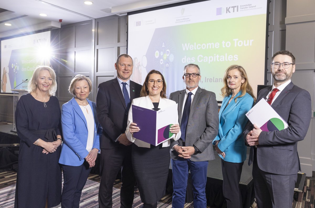 Minister @EmerHigginsTD today opened the ‘Unlocking the value of Knowledge transfer’ Conference, hosted by @DeptEnterprise, @KTIconnect, @Entirl, & @EU_Commission, addressing an international delegation from across the research and innovation eco-system. rebrand.ly/-KT