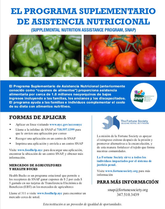 SNAP provides food assistance for low-income New Yorkers, supplementing the cost of their diet with healthy foods. Learn about #SNAP eligibility and how to apply in our flyers below, in English, Spanish and Mandarin. Click here to learn more: on.nyc.gov/3gtjkS9