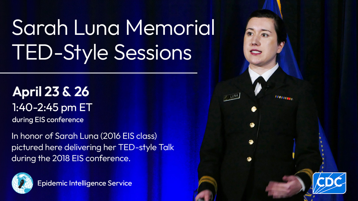 Join us at the Epidemic Intelligence Service (EIS) conference to hear exclusive behind-the-scenes investigative stories! Sessions will be today and Friday for the popular TED-style talks. Registration is open and required for attendance. bit.ly/EISConference #CDCEIS24