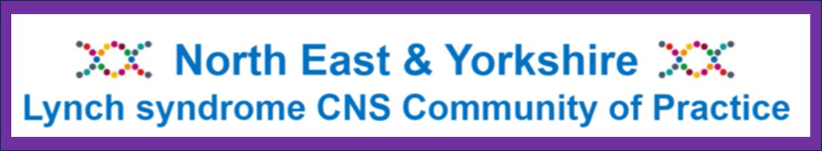 If you're a CNS working in #Lynchsyndrome pathways in the NEY region, please get in touch for an invite to our informal lunchtime Community of Practice meeting this Thursday 25th April - it would be great to see you 🧬k.westaway@nhs.net @WYHCanAlliance @NEYGenomics