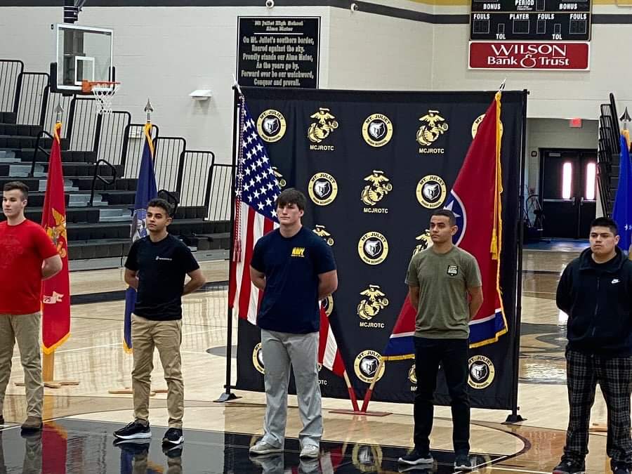 The Navy is getting a great one here. Already knows the right way to lead, by example!