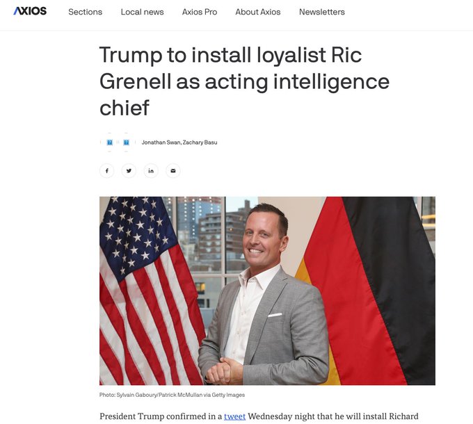 subq21's tweet photo. @emptywheel 'Only the best people.' Trump's... 'Acting' loyalists. Just as corrupt as he is. #GOPTrumpMAGACult
#GOPSeditiousTraitors
#GOPTrumpCrimeSyndicate
#GOPIsTheBigLie
#GOPFascistAF
https://t.co/tTfBbnAYP4 https://t.co/hNnOEuYcNh