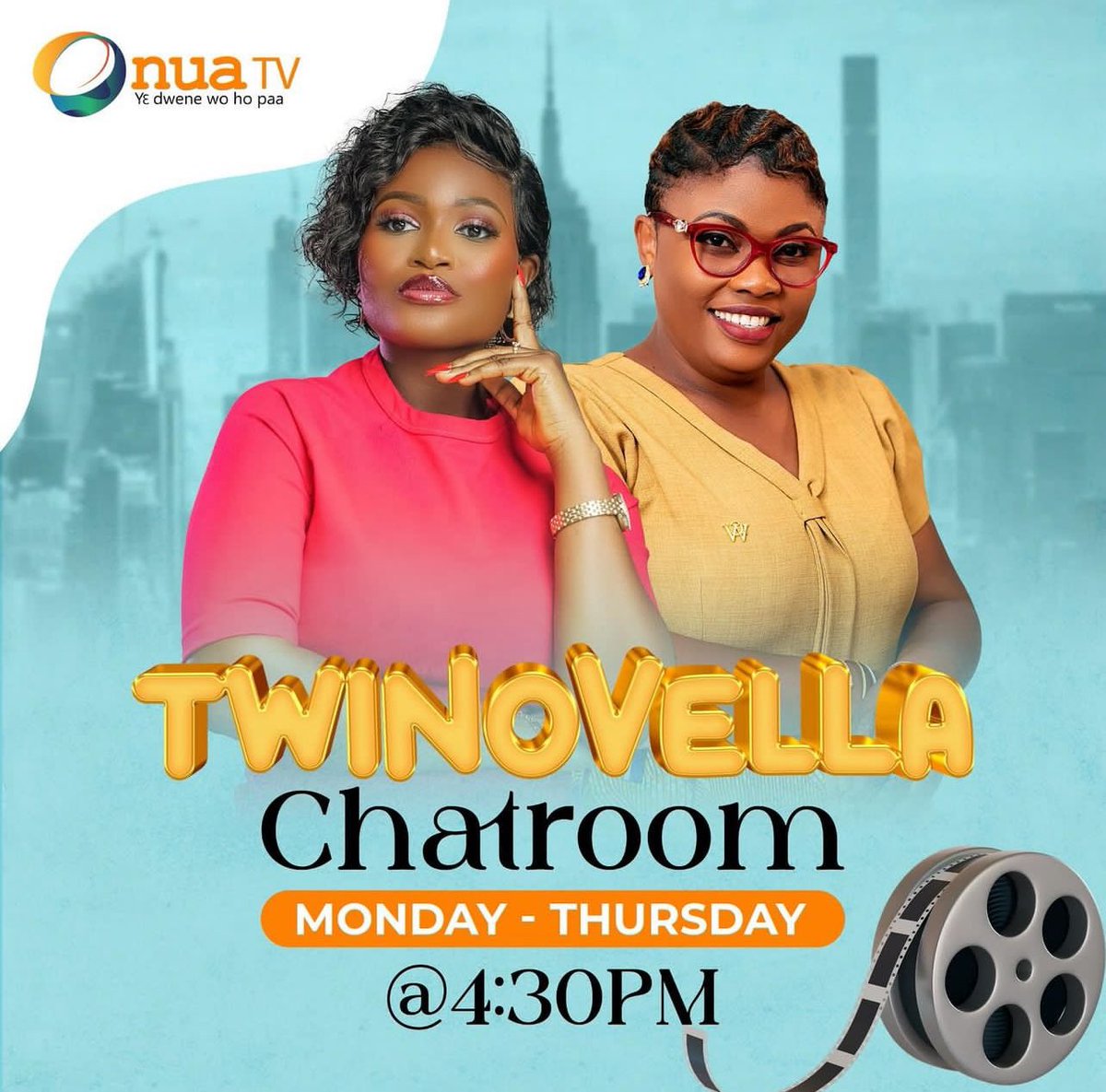 OnuaTV's tweet photo. Catch all the live updates on the #Warris chatroom with Afia Tagor and Abigail Preprah
Tune in every Monday to Thursday at 4:30pm. Don't miss it!
#OnuaTelenovela #OnuaTV https://t.co/3LVKftlNhQ