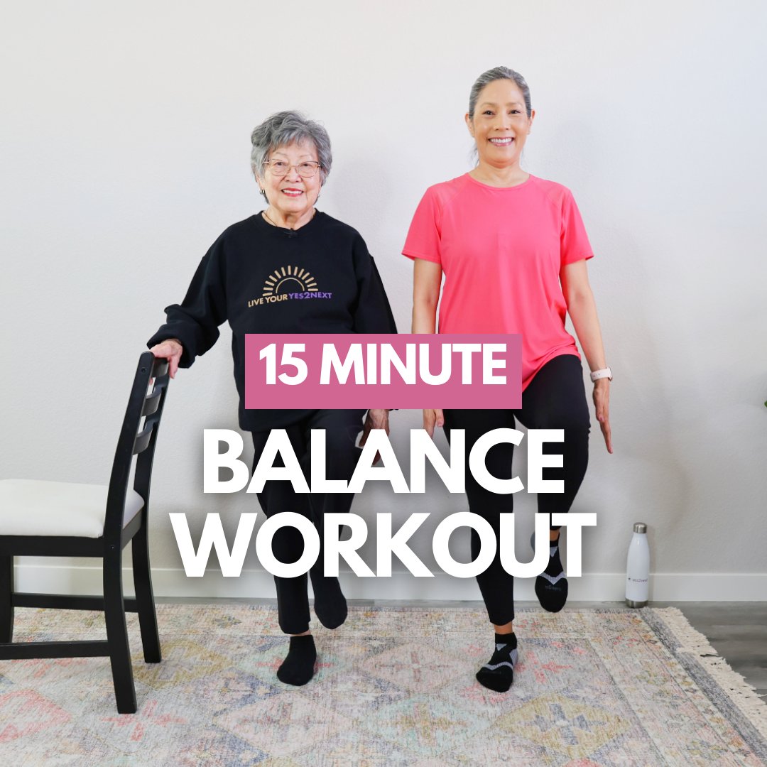 yes2next's tweet photo. #Staysteady and #preventfalls with out #15minute #balanceworkout! Designed for #seniors targeting key muscle groups and #improving #strength and #agility.
https://t.co/D3DjZZktvT https://t.co/2wGD9wKuPn