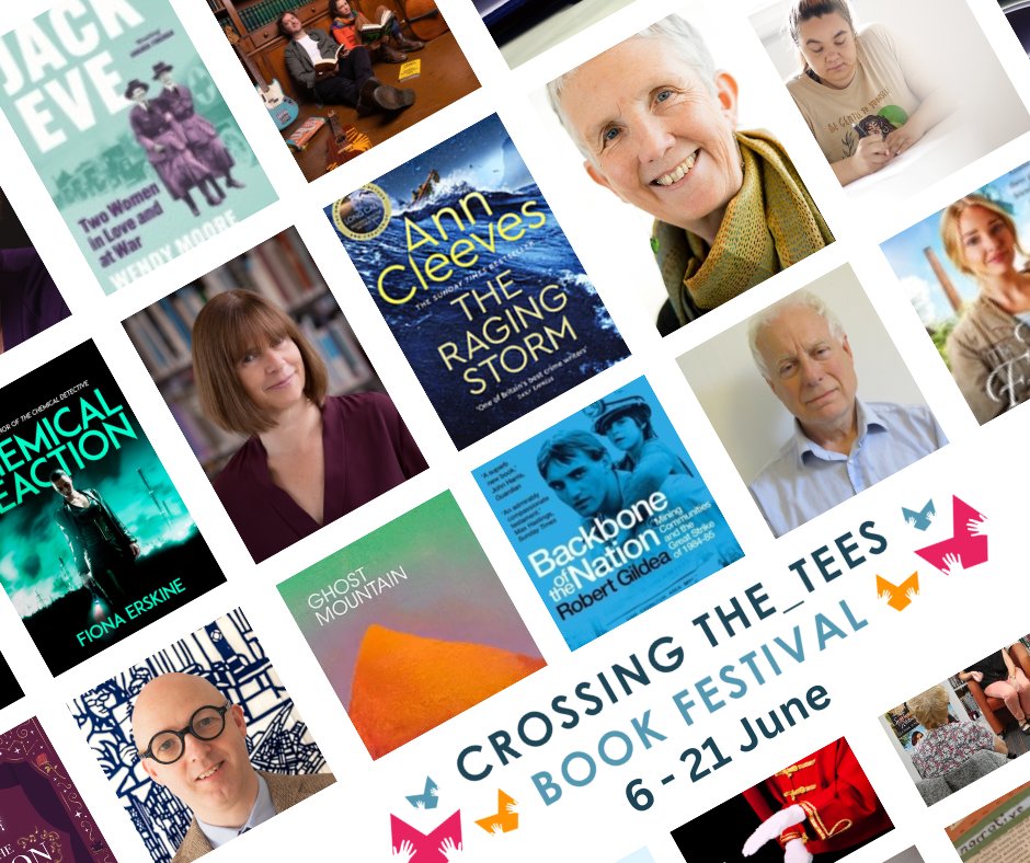 Crossing the Tees is back this June! 📚 With fantastic author events, workshops, and live performances, there's something for everyone at this year's festival. Take a look at what's coming up here: crossingthetees.org/whats-on/