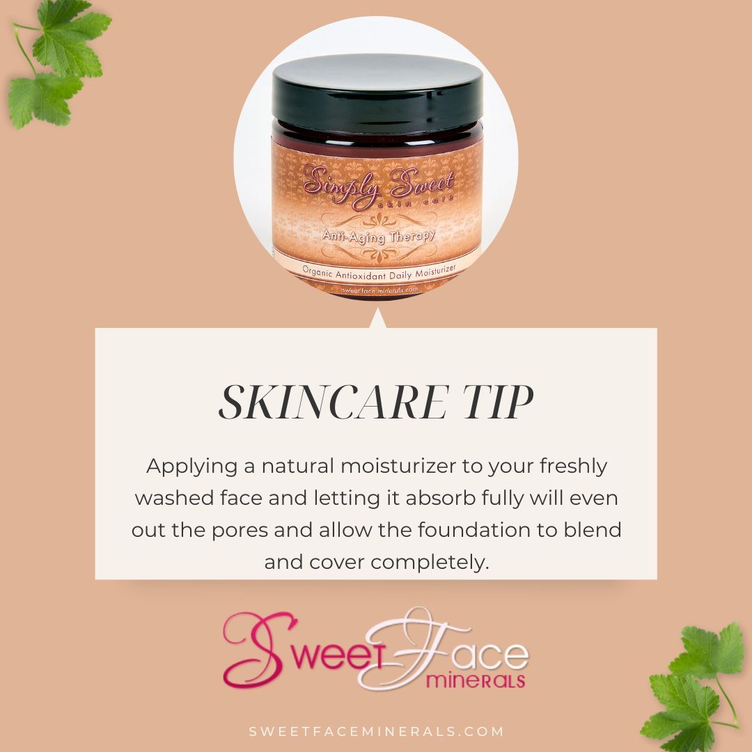 Using a facial moisturizer is essential if you wear Mineral Makeup, be sure to let it fully absorb before applying minerals. Check out the best moisturizers here: buff.ly/3zpXisJ 
#skincare #sweetfaceminerals #naturalskincare #allnatural #naturalmoisturizer