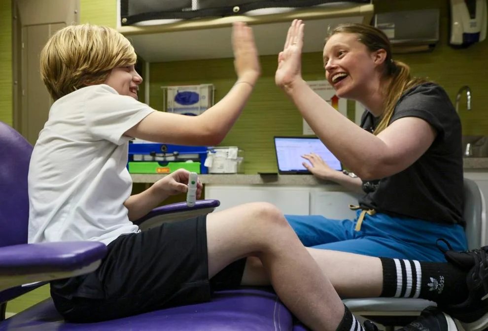 The St. Louis Children’s Hospital Healthy Kids Express Diabetes mobile unit is helping kids and families across the St. Louis region! Check out this @stltoday story: stltoday.com/news/local/bus…