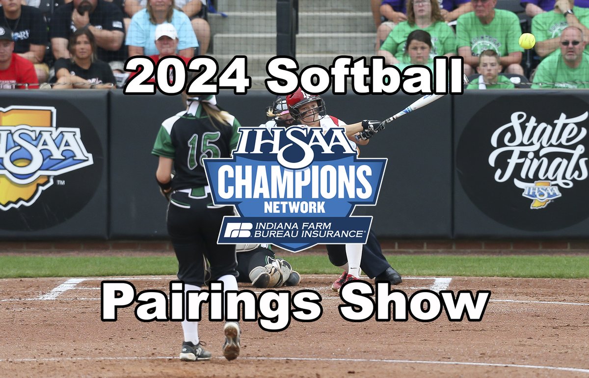 This Sunday, April 28th, join us on IHSAAtv.org for the 2024 @IHSAA1 Softball Pairings Show at 7pm ET/6pm CT! @KSchluRosati @SCAIndiana