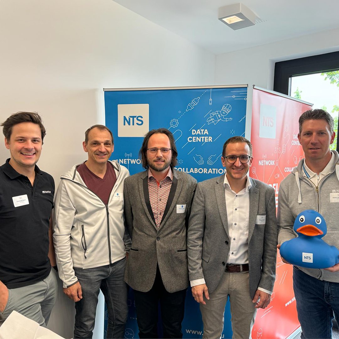 ProLionOfficial's tweet photo. An exciting day full of presentations and networking at the NTS site in Dornbirn is coming to an end. Thanks for having us!
PS: This Thursday the Cyber Secure Flash will also take place at the NTS office in Linz. It's definitely worth being there!
#NTS #NetApp #ProLion https://t.co/rpBgyJFxdo