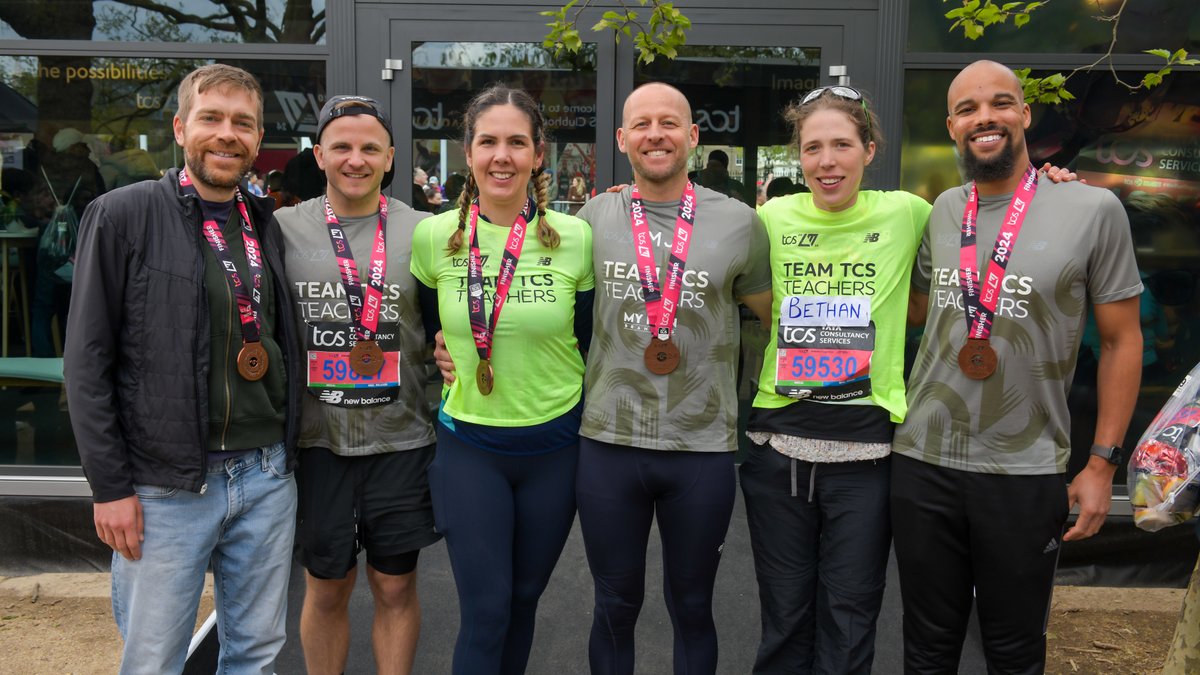 At the @TCS @LondonMarathon, 15 members of Team TCS Teachers crossed the finish line, showcasing our commitment to education and community. Celebrate their achievement and our continued investment in people and communities. #TCSRunsLondon #LondonMarathon