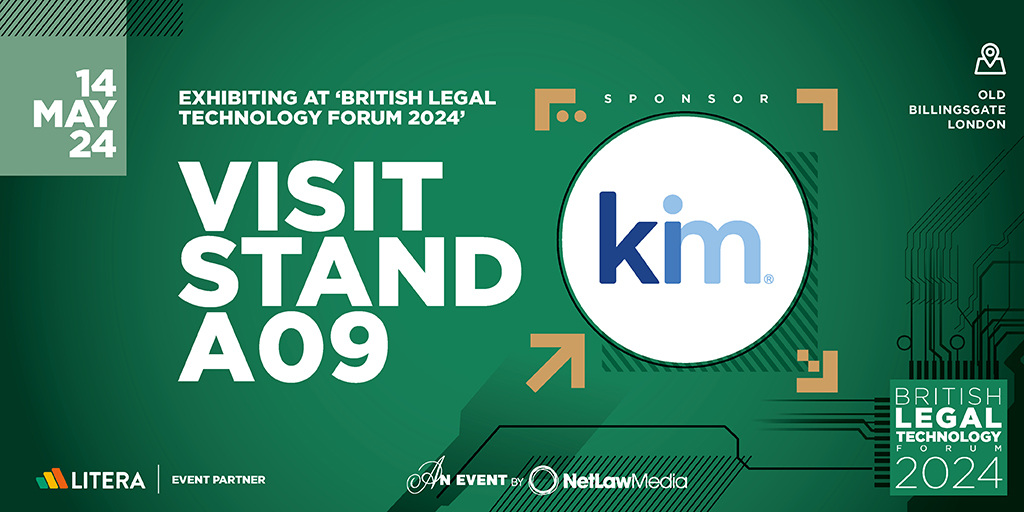 📅 Mark your calendars! We're looking forward to the British Legal Technology Forum on May 14th in London. Visit us at Stand #A09 and discover how to transform your approach to data and documents kim.world/4b8bTvS #BLTF2024 #LegalTech