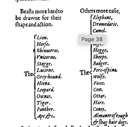 Much easier to draw a badger than a unicorn. (Peacham, Graphice, 1612) 🦡🦄🦡🦄🦡🦄