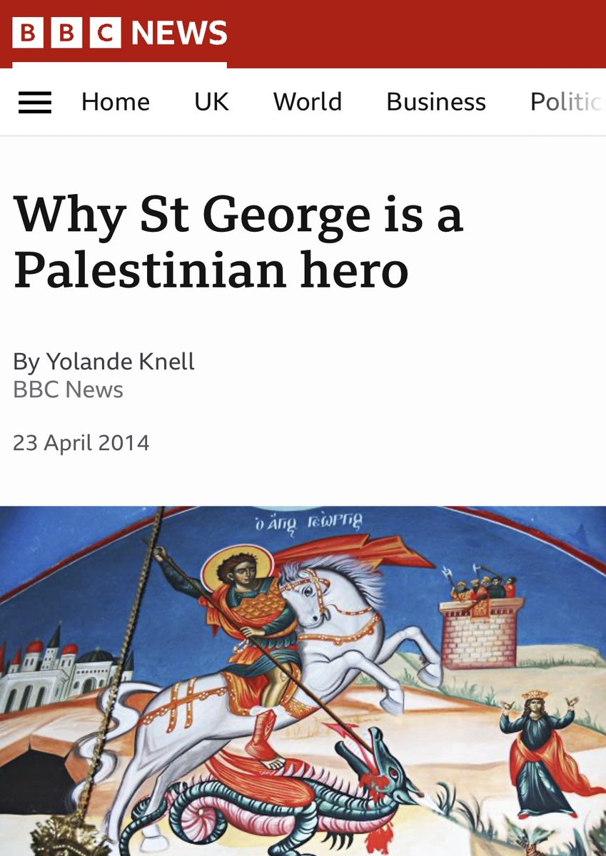 The BBC are trying to rebrand as patriotic, but never forget this is the type of nonsense they’d post on St George’s Day…