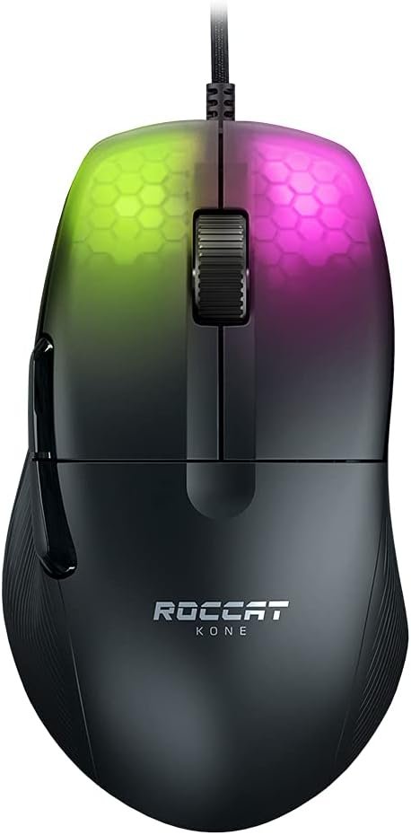 ROCCAT Kone Pro PC Gaming Mouse, Lightweight Ergonomic Design, Titan Switch Optical for $19, was $40!

a.co/d/e6NiF9Z