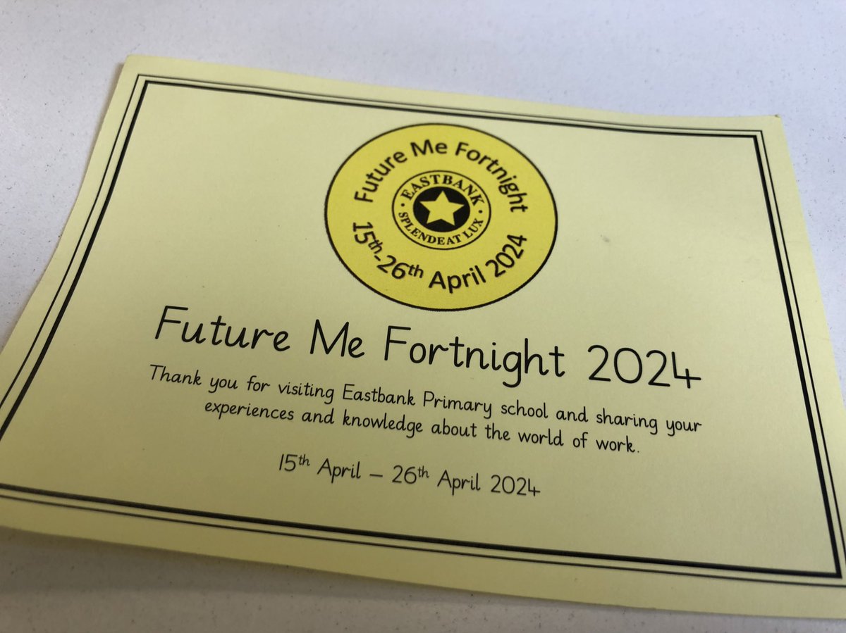 It was a pleasure to visit P4/3 & P3 classes @EastbankPri this morning for #FutureMeFortnight2024 🌟 Great Qs from the children & to be told I look kind & young made my day 🥰 I will be back again soon for some more compliments #feelinggood @EdISGlasgow @JeanMil09459364 @Doug_GCC