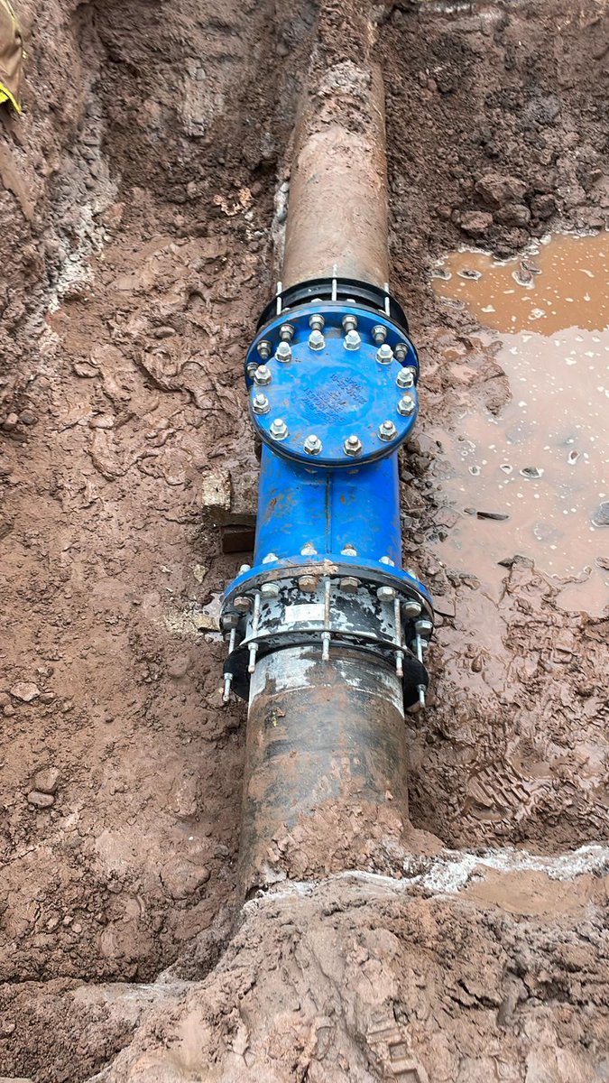 The burst water main near Brecon Road, Abergavenny, has now been fixed. The water network is being recharged but will be done slowly to prevent bursts, airlocks and discoloured water, supplies should be restored to customers by later this afternoon. Sorry for any inconvenience.